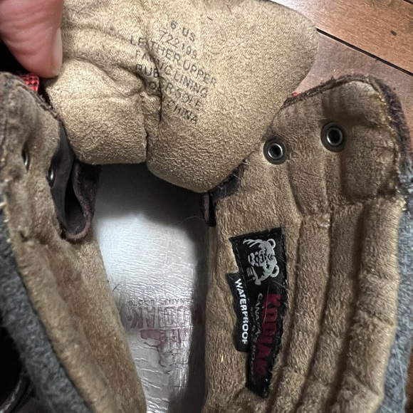 Kodiak Leather Surrey II Waterproof Hiking Boots or Winter Boots sz 6 women's - Picture 3 of 5